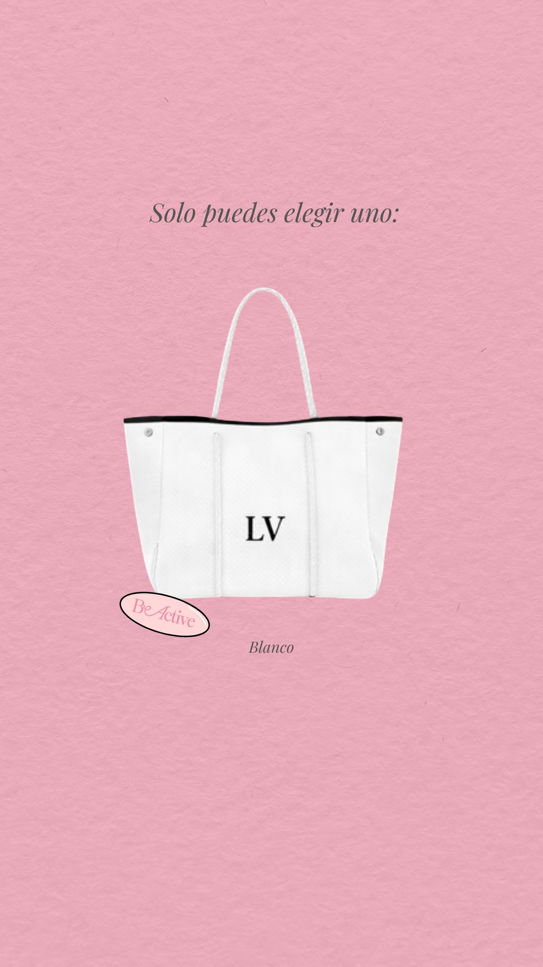 Bolso BE ACTIVE color Blanco